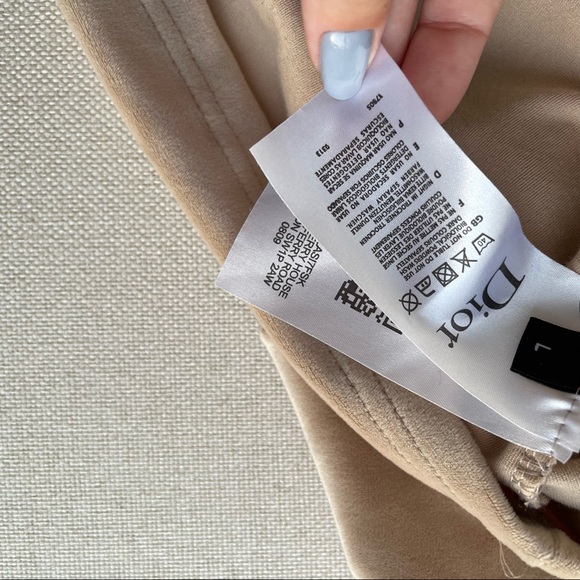 Authentic Christian Dior Velvet Vintage Sweatshirt Hoodie with Crystals - Picture 3 of 13